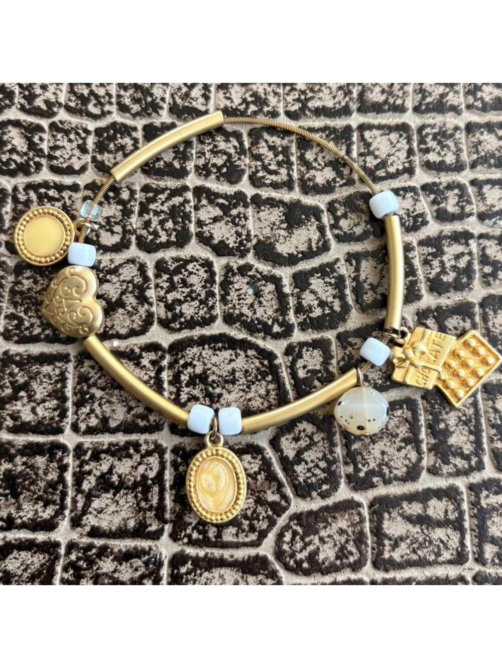 VINTAGE CHOCOLATE BOX CHARM BRACELET